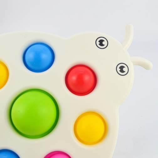 Jucărie Tip Pop It pentru Bebeluși - Buburuză cu Bule Colorate