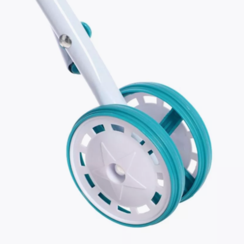 Cărucior pliabil pentru păpuși cu cadru metalic și design modern