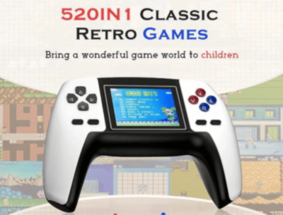 Consolă cu 520 Jocuri Clasice Preîncărcate (culoare aleatorie) | image