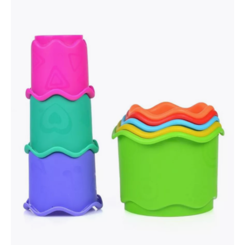 Set de Pahare Stivuibile Educaționale - Baby Favorite