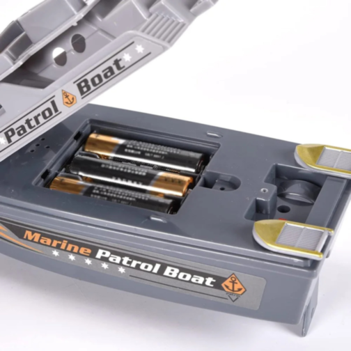 Barcă de Patrulă Marină cu Lumini și Sunete