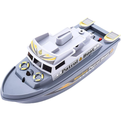 Barcă de Patrulă Marină cu Lumini și Sunete