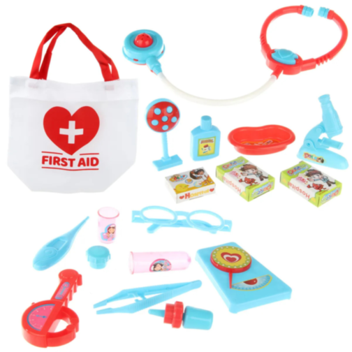 Set Doctor pentru Copii cu Geantă de Prim Ajutor – Joc de Rol Educativ