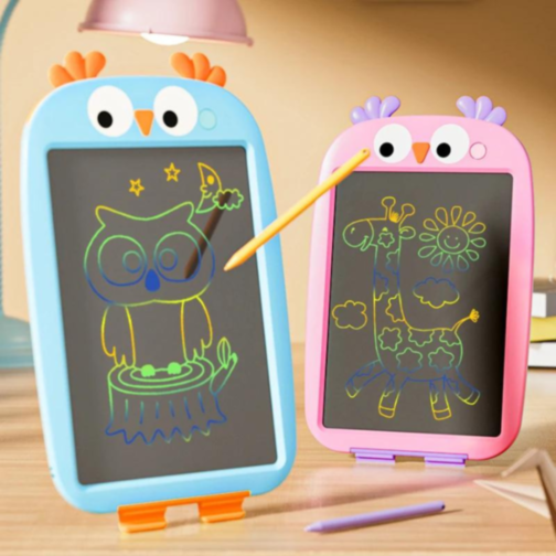 Tablă de desen LCD pentru copii - cu ștergere pe buton