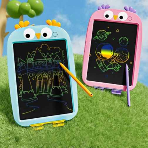 Tablă de desen LCD pentru copii - cu ștergere pe buton