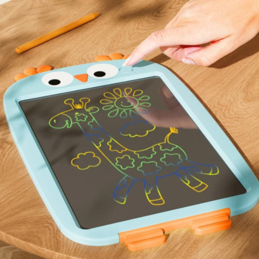 Tablă de desen LCD pentru copii - cu ștergere pe buton