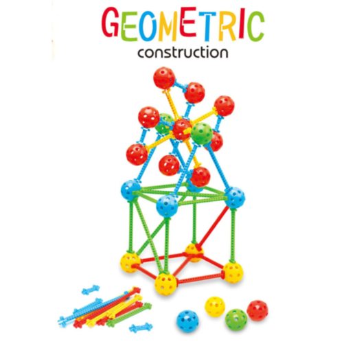 Set construcții geometrice molecular 88 piese