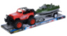 Mașina Off-Road cu Platformă de Tractare și Vapor de Luptă, 50cm 