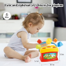 Set Educativ 3 în 1 - Sortator de Forme, Turn de Stivuire și Jucării de Baie