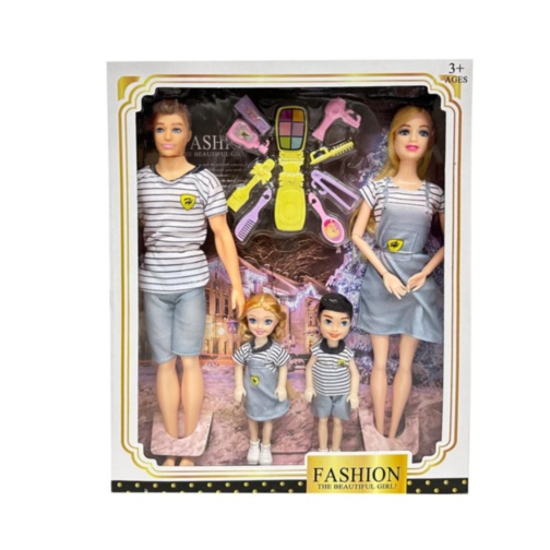 Familia Barbie cu 2 Copilași