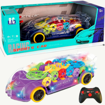 Mașinuță Sport cu Telecomandă, Mecanism Vizibil și Lumină LED | image