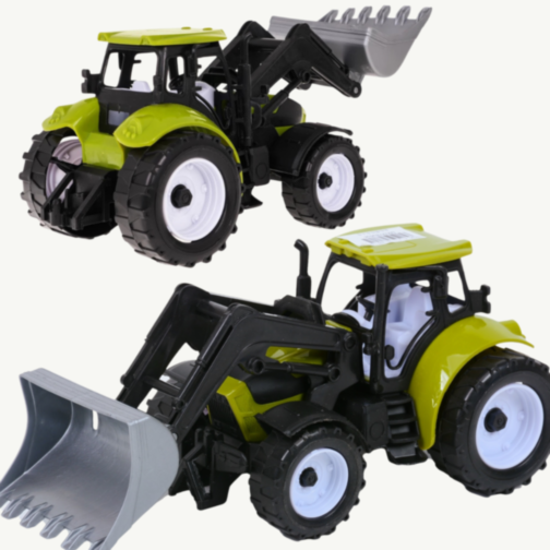 Tractor de Jucărie cu Cupă Mobilă – Vehicul de Construcții pentru Copii