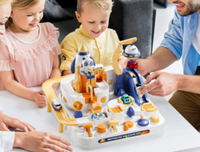 Set De Joacă Space Adventure Cu Mașinuțe Și Rachetă | image