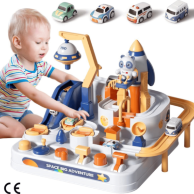 Set De Joacă Space Adventure Cu Mașinuțe Și Rachetă | image