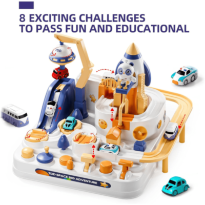 Set De Joacă Space Adventure Cu Mașinuțe Și Rachetă | image