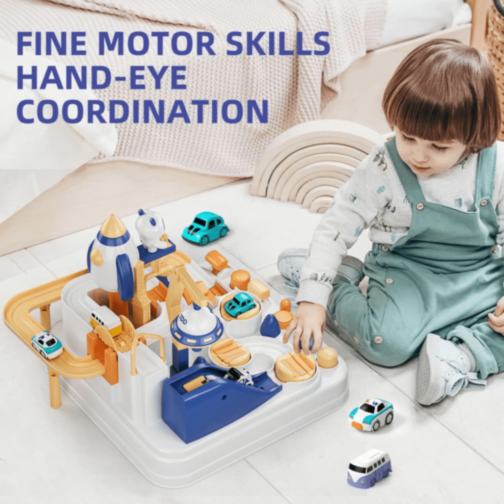 Set De Joacă Space Adventure Cu Mașinuțe Și Rachetă