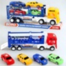 Camion Transportor cu 4 Mașinuțe și Rampă