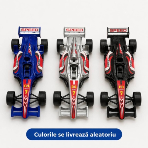 Mașină de curse cu inerție, model tip Formula