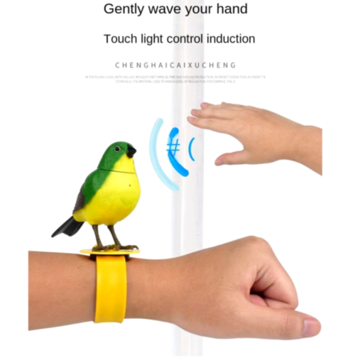 2 buc. Păsări Interactive cu Control Vocal și Lumini