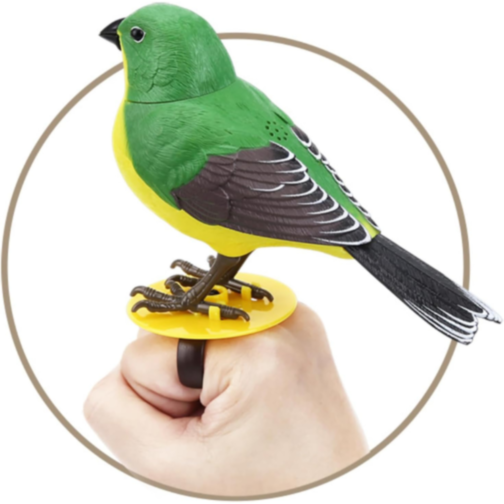 2 buc. Păsări Interactive cu Control Vocal și Lumini