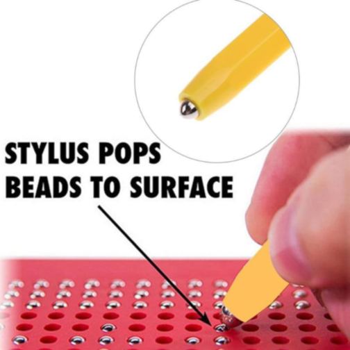 Tableta Magnetică cu Bile de Desen pentru Copii (culoare aleatorie) 