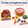 Set instrumente muzicale pentru copii cu tobă și trompetă