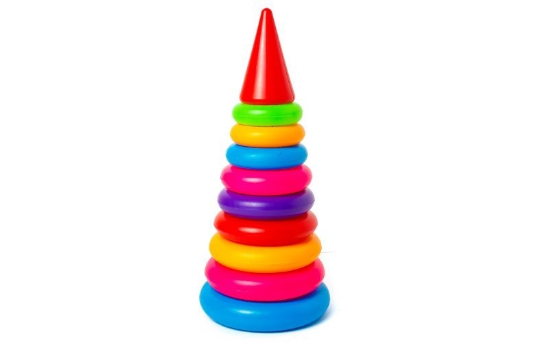 Piramida Multicoloră, 33cm