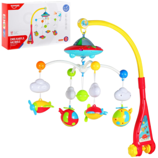 Carusel Muzical cu Proiecție și Telecomandă