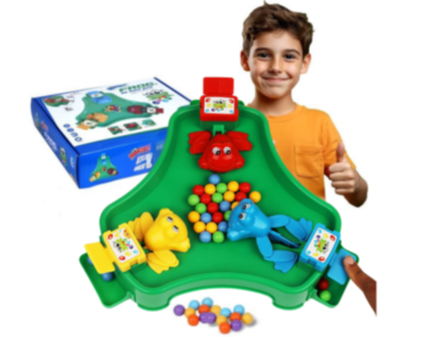 Joc Interactiv Crazy Frog cu Broscuțe Mâncăcioase și Bile Colorate  | image