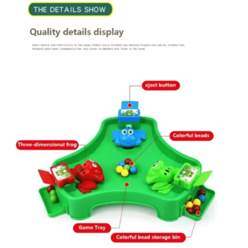 Joc Interactiv Crazy Frog cu Broscuțe Mâncăcioase și Bile Colorate 