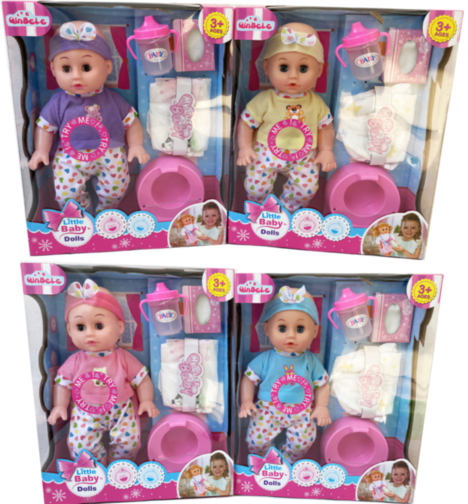 Bebeluș cu Sunete, Pampers, Oliță, Biberon, face pi-pi la oliță