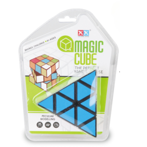 Piramidă puzzle magică colorată