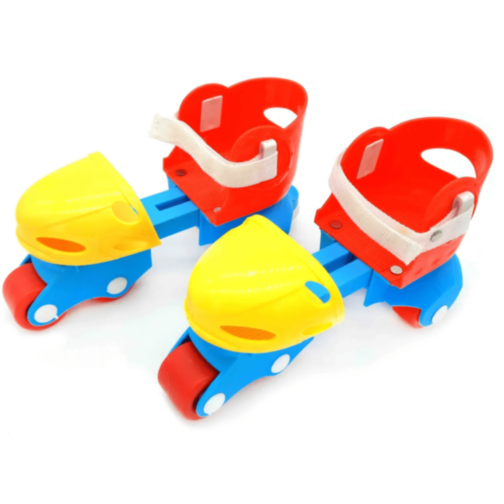 Patine Reglabile cu Roți Duble – Model Colorat pentru Începători