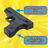 Pistol de Jucărie cu Bile Orbeez - Design Realist (culoare aleatorie)