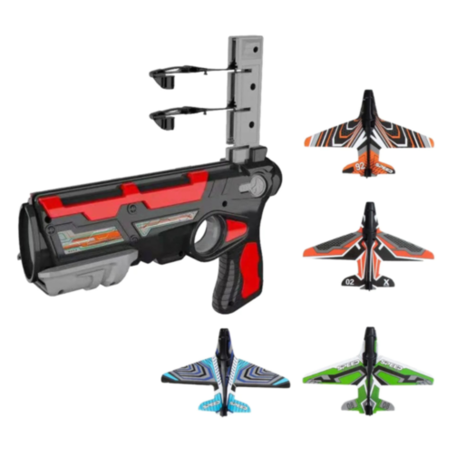Pistol de Lansat Avioane Planor din Spumă EVA (culoare aleatorie)