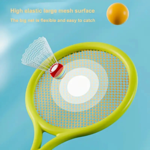Set Rachete de Tenis și Badminton – 2 Rachete, Minge și Fluturaș (culoare aleatorie)