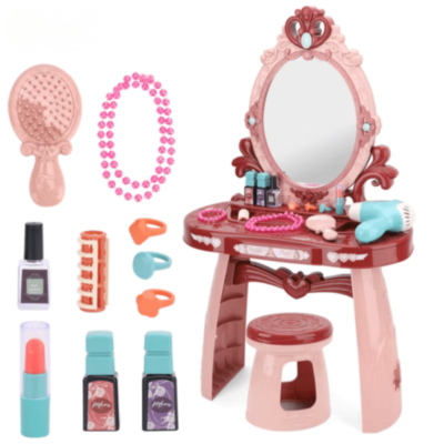 Masă Toaletă copii cu oglindă și accesorii | image