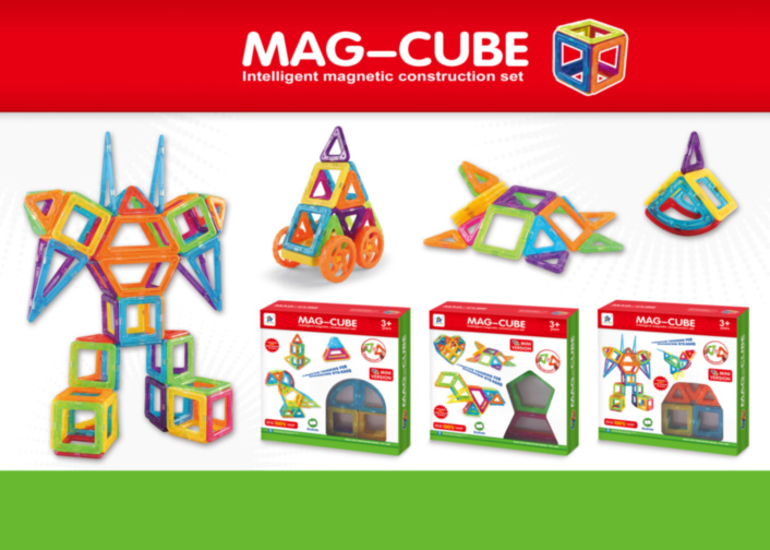 Set de Construcție Magnetic 21 Piese 