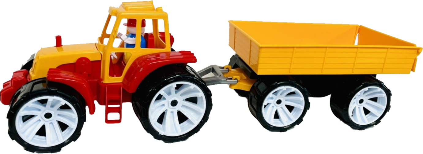Tractor cu Remorcă, 65cm 