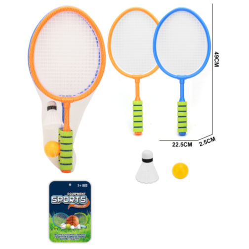 Set Rachete pentru Joc în Aer Liber, cu Fluturaș și Minge