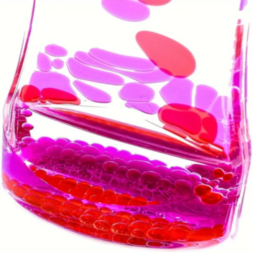 Clepsidră Lichidă Antistres cu Picături Colorate (culoare aleatorie)