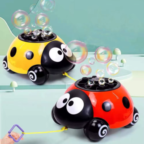 Mașină de Baloane în Formă de Buburuză cu Lumini (culoare aleatorie)