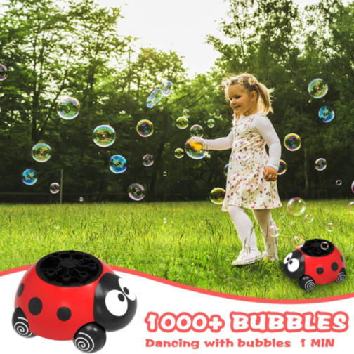 Mașină de Baloane în Formă de Buburuză cu Lumini (culoare aleatorie)