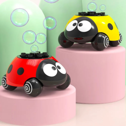 Mașină de Baloane în Formă de Buburuză cu Lumini (culoare aleatorie)