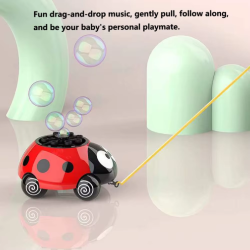 Mașină de Baloane în Formă de Buburuză cu Lumini (culoare aleatorie)