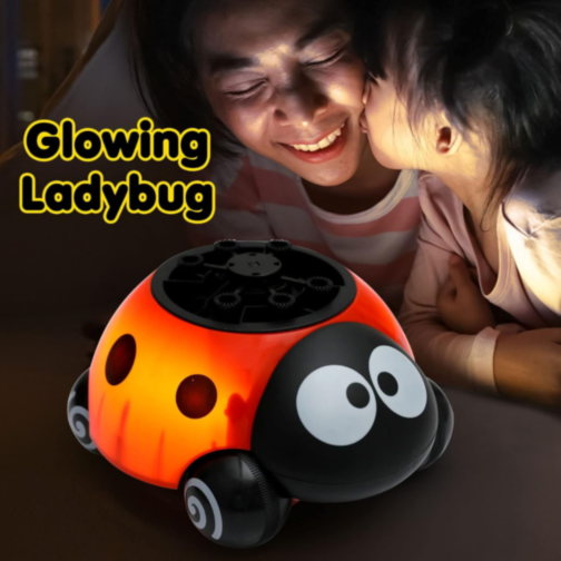 Mașină de Baloane în Formă de Buburuză cu Lumini (culoare aleatorie)