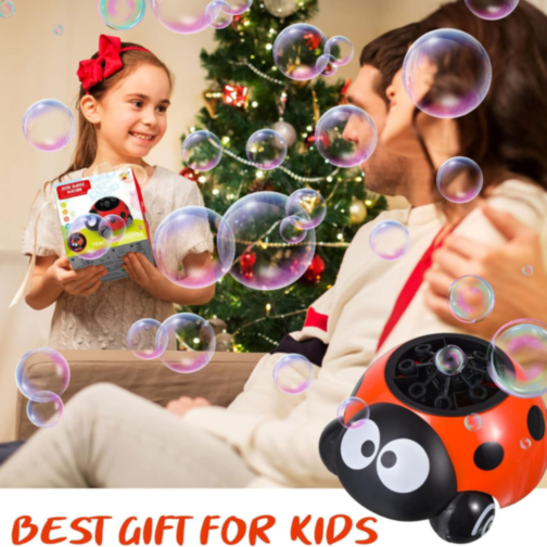 Mașină de Baloane în Formă de Buburuză cu Lumini (culoare aleatorie)