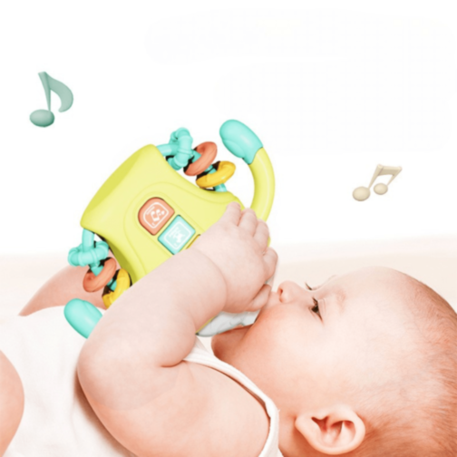 Biberon Jucărie cu Lumină, Muzică și Butoane Interactive (culoare aleatorie)
