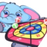 Joc cu Țintă Elefant și 3 Bile Lipicioase