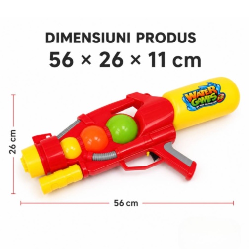 Pușcă cu apă manuală pentru joacă de vară